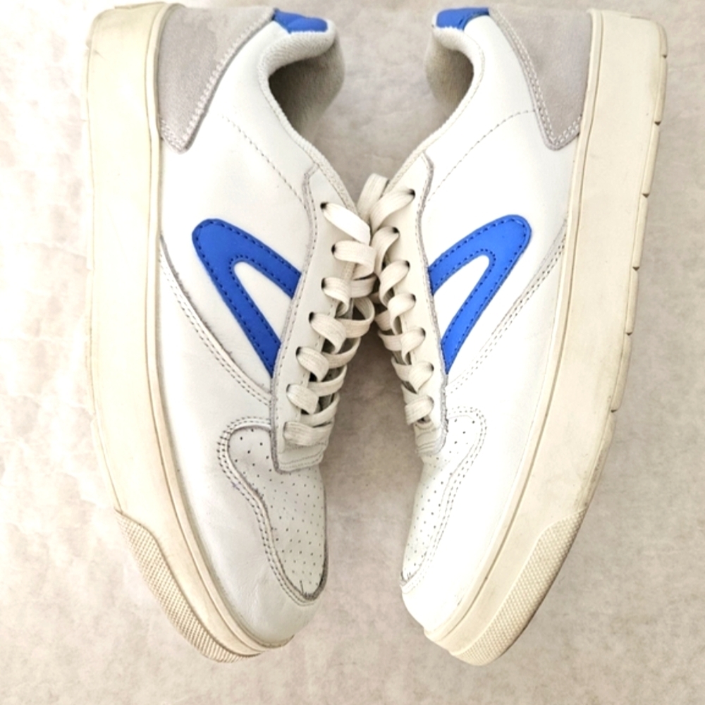 Tretorn + Draper James blue white sneakers